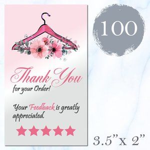 100 Thank You Cards
